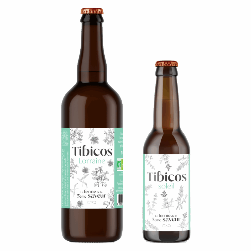 Kéfirs parfumés aux plantes aromatiques en agriculture biologique