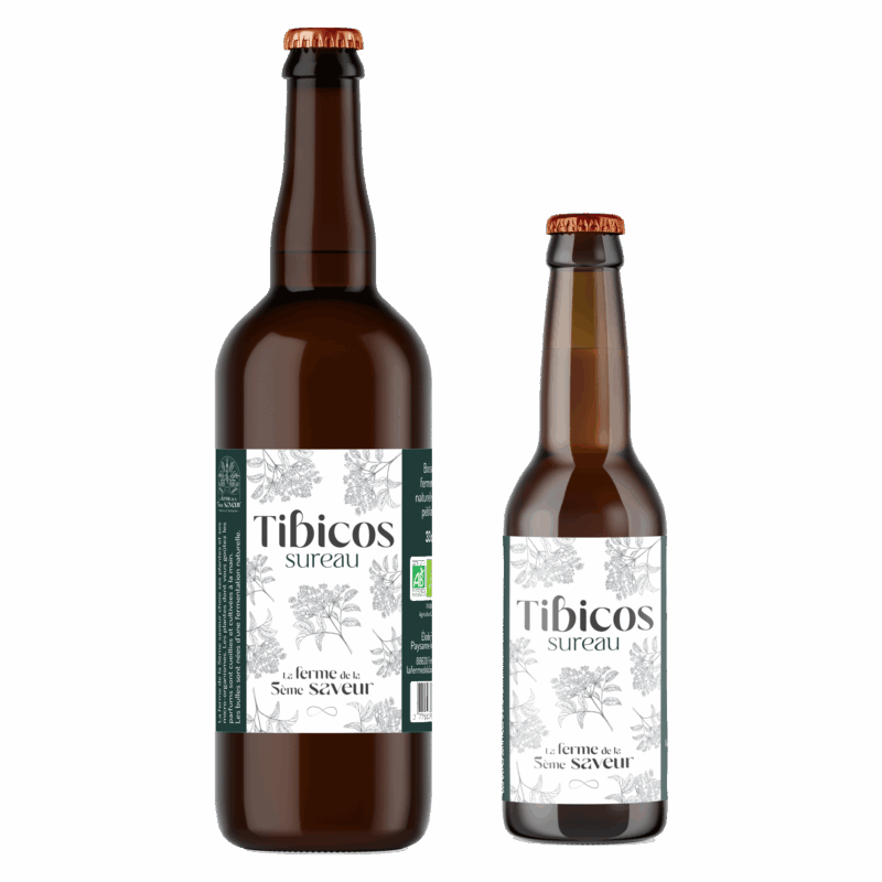 Kéfirs parfumés aux plantes aromatiques en agriculture biologique